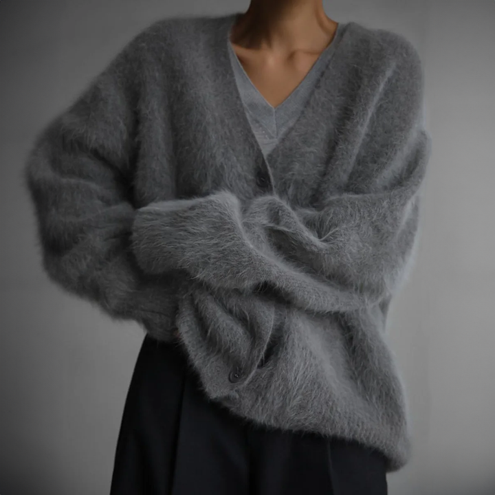 Luna | Luxuriöse und bequeme Damen Kaschmir Strickjacke 5