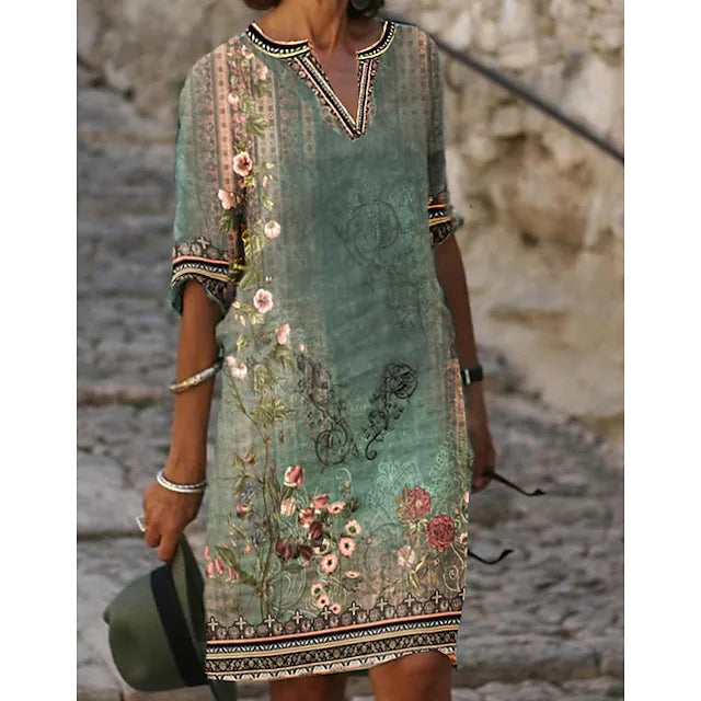 Luna | Stilvolles und atmungsaktives Sommer-Midikleid 1