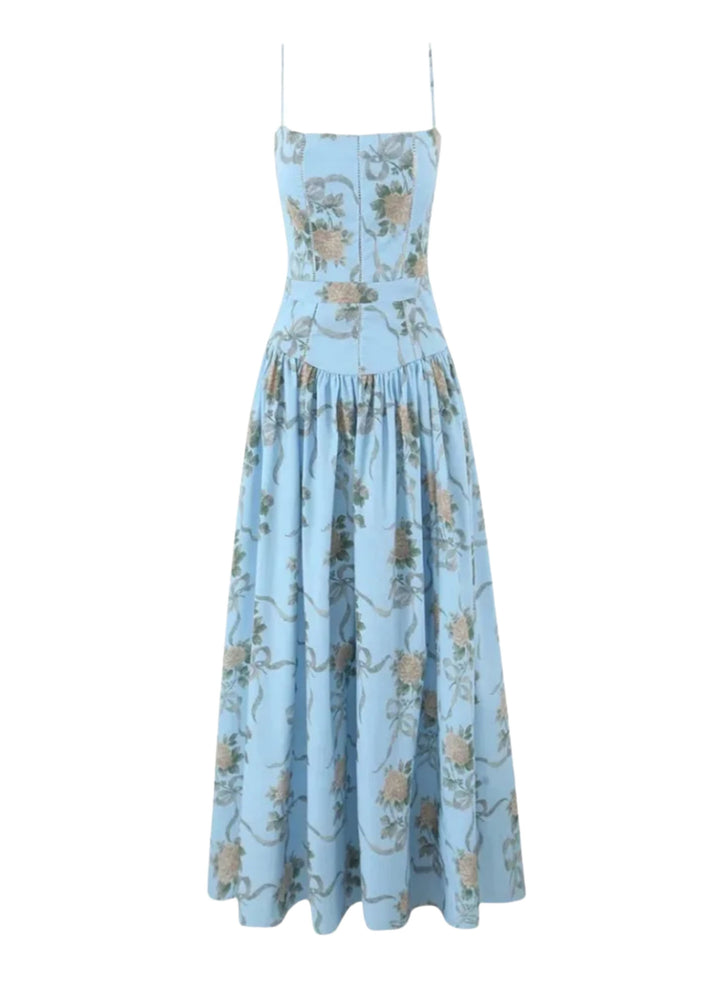 Lunara | Elegantes Blumendesign Midi Kleid 8