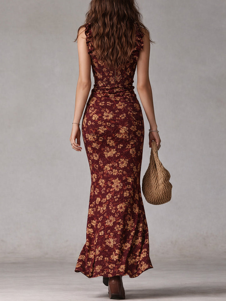 Lunara | Romantisches A-Linien Maxikleid Boho-Stil 6