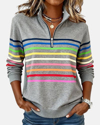 Sandra | Farbenfroher Und Stilvoller Sweatshirt