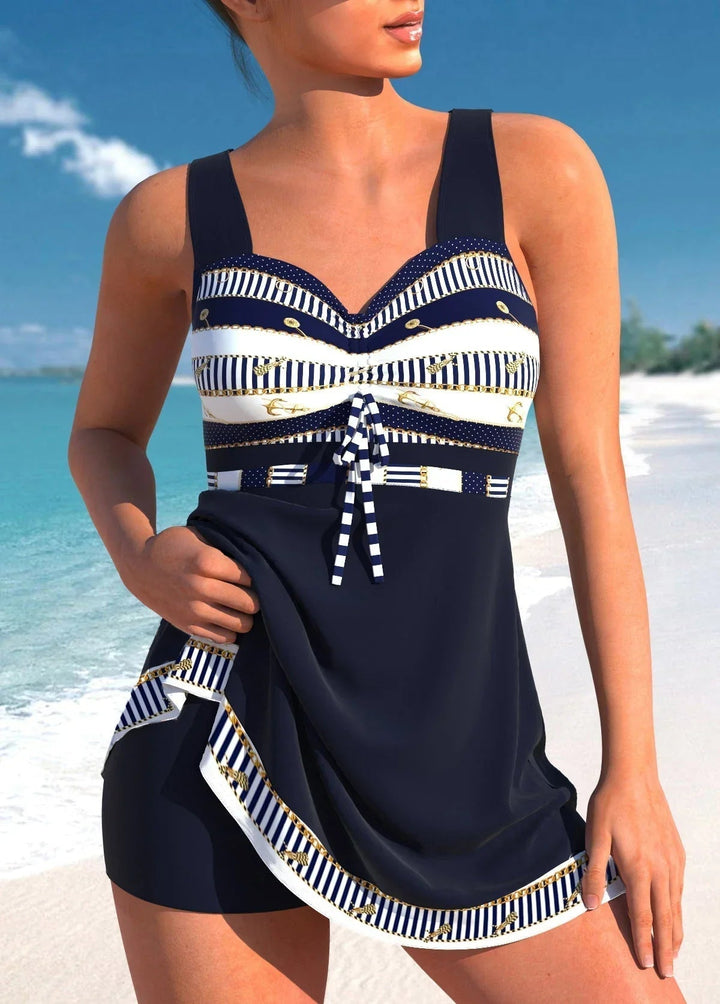 Mai | Eleganter Badeanzug mit Rock für Damen 0