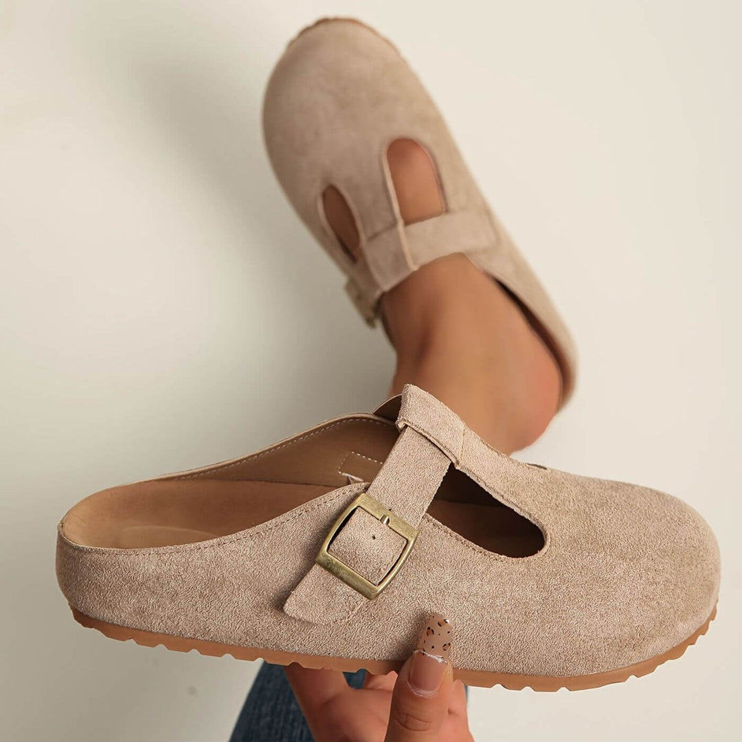 Malia | Elegante, Bequeme & Vielseitige Slip-On-Clogs mit Schnalle 4