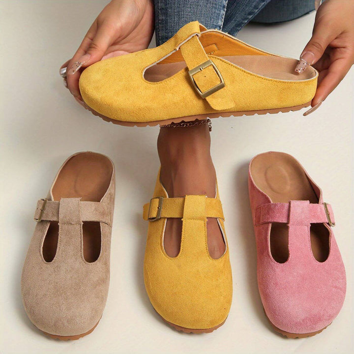 Malia | Elegante, Bequeme & Vielseitige Slip-On-Clogs mit Schnalle 5
