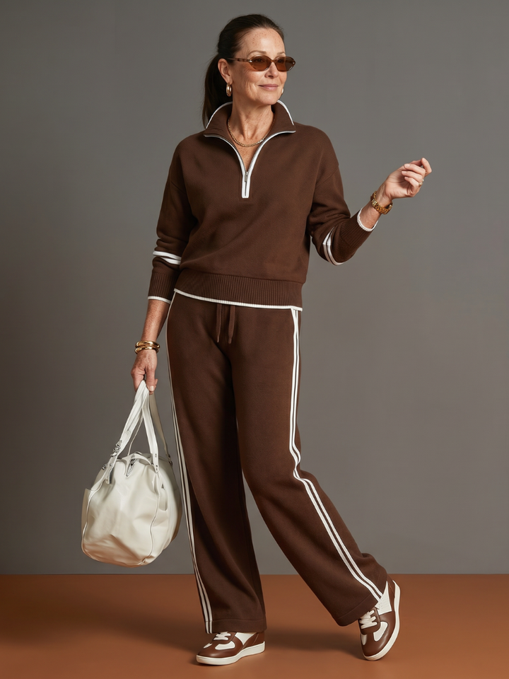 Mara | Bequemes, Stilvolles & Elegantes Zweiteiliges Strickset für Frauen 0