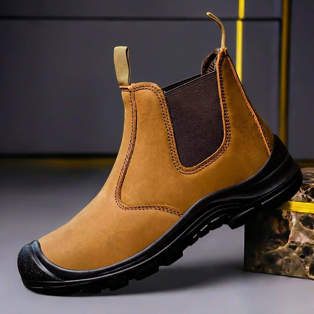 Marcus | Bequeme und robuste Lederstiefel zum Hineinschlüpfen 0