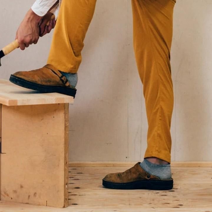 Marcus | Stilvolle und bohemische orthopädische Herren Pantoletten 5