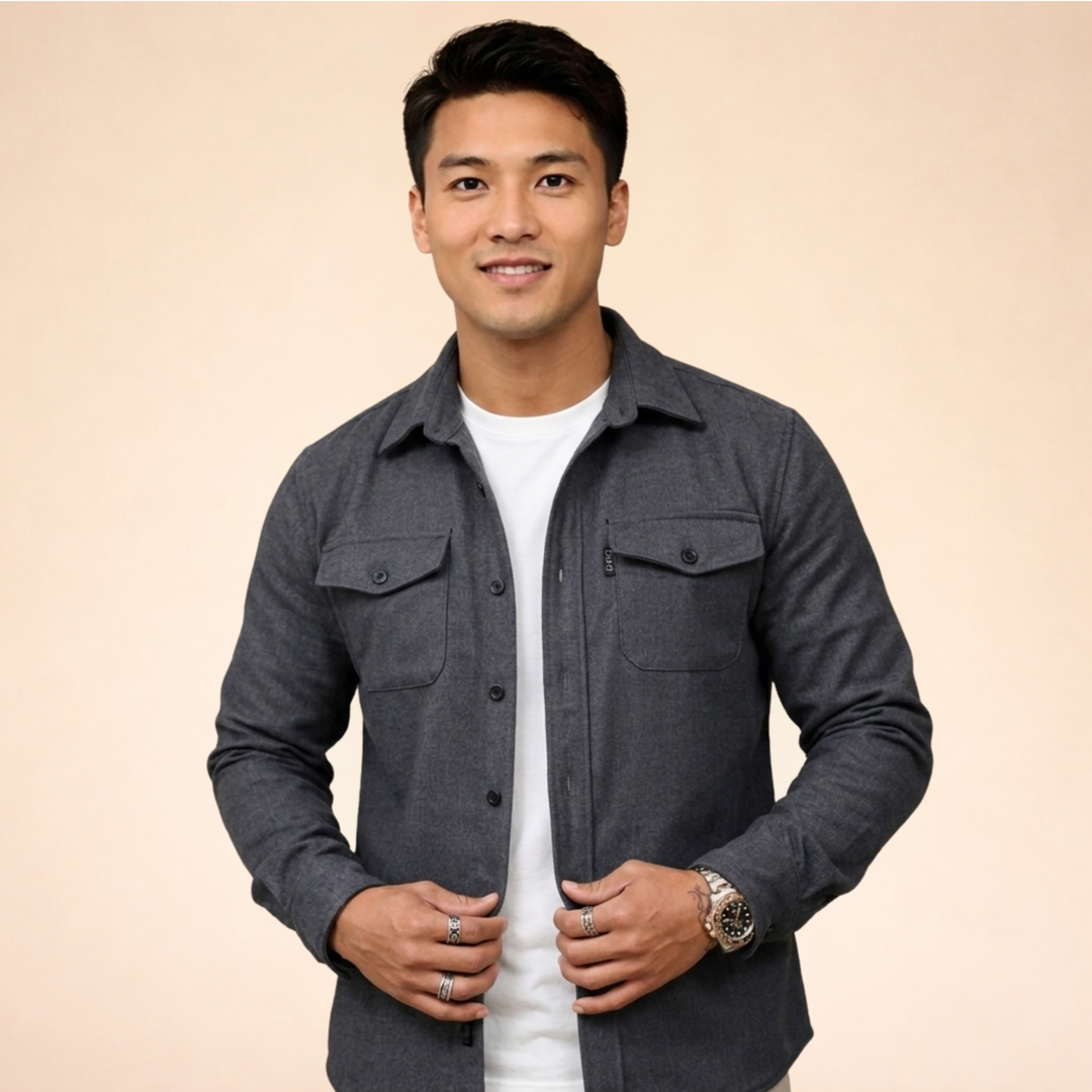 Marek | Hemdjacke Herren Atmungsaktiv Modern Casual Fit 8