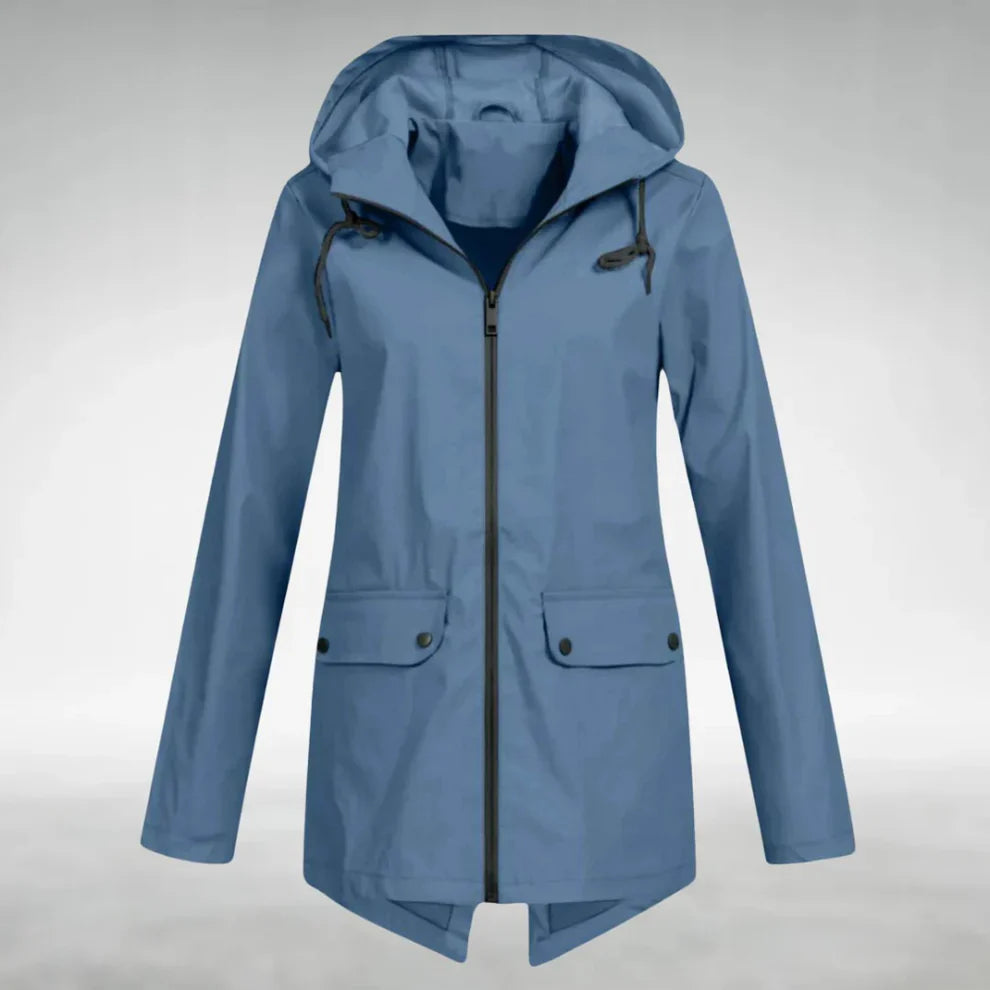 Maria | Moderner und wasserdichter Damen Regenmantel 1