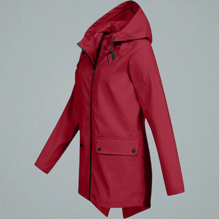 Maria | Moderner und wasserdichter Damen Regenmantel 5