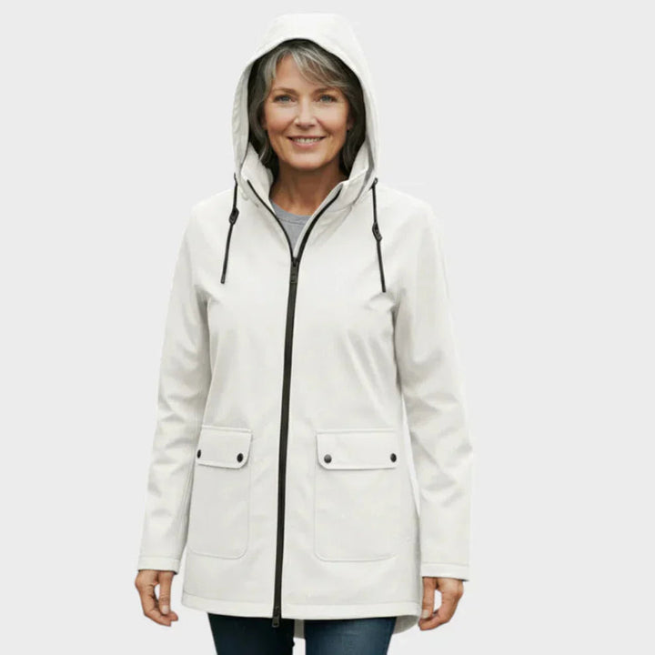 Maria | Moderner und wasserdichter Damen Regenmantel 6