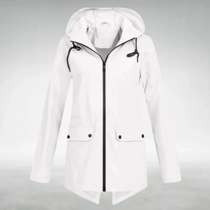 Maria | Moderner und wasserdichter Damen Regenmantel 7