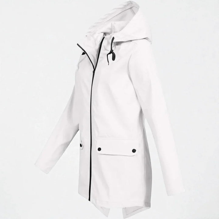 Maria | Moderner und wasserdichter Damen Regenmantel 8