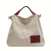 Elise | Geräumige Hobo-Tragetasche Aus Canvas Für Damen