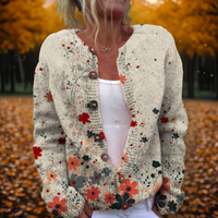 Amelia | Elegante Und Kuschelige Herbst-Strickjacke Für Damen