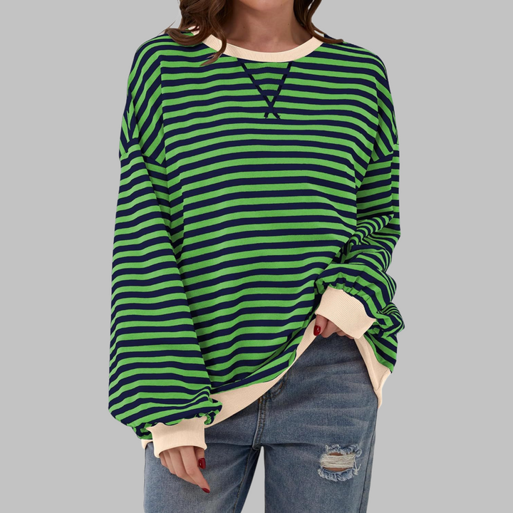 Marlow | Verspielt Gestreiftes Sweatshirt Damen – Entspannt, Atmungsaktiv &amp; Modern 10