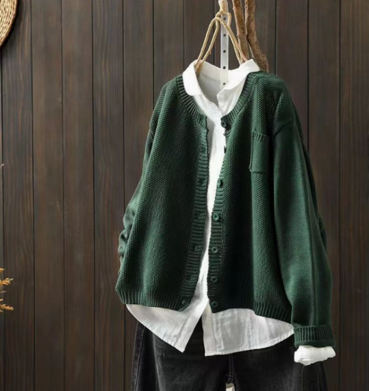 Mary | Übergröße & Gemütliche Damen Strickjacke für Layering 2