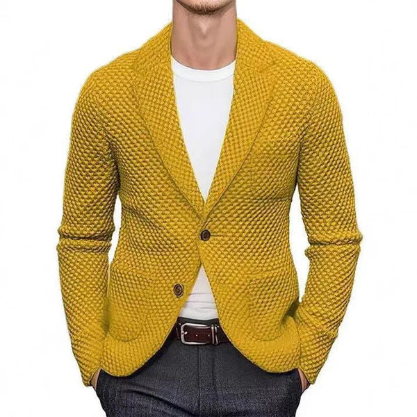 Matteo | Eleganter Fischgrät Klassisch Blazer 5