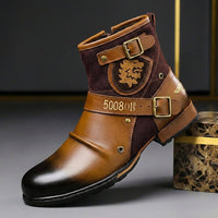 Lukas | Exclusive Men's Boots Made of Smooth and Suede Leather in Vintage Look