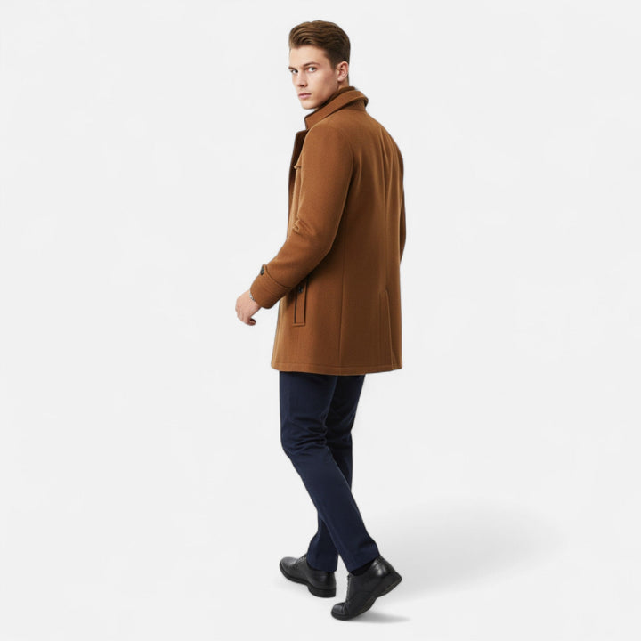 Max | Eleganter und warmer Herren-Wollmantel für den Winter 2