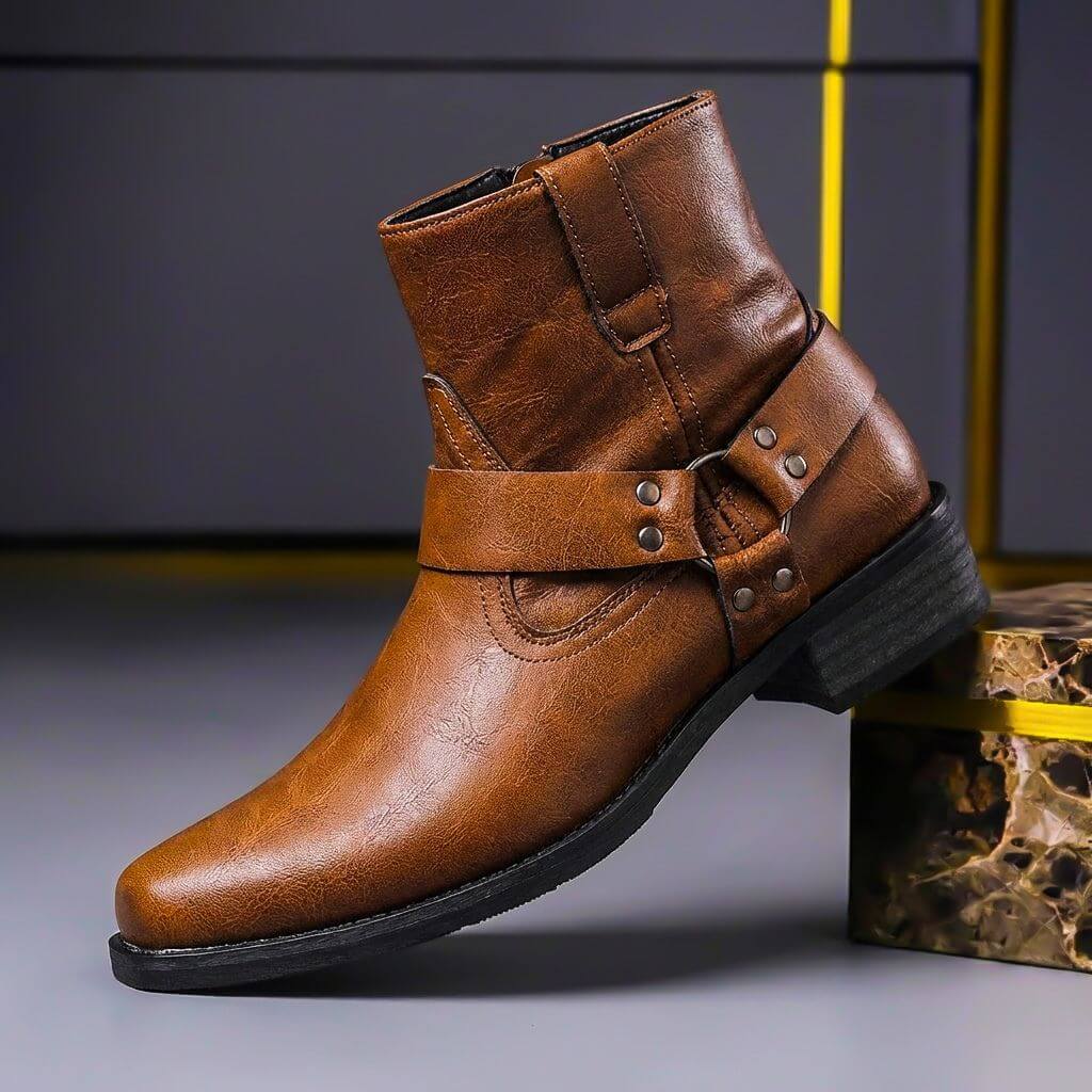 Maximilian | Klassische und langlebige Lederstiefel 0