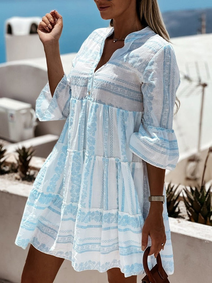 Maya | Bezauberndes Boho Minikleid mit Stufendesign 5