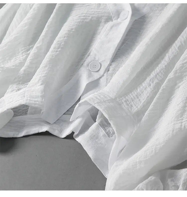 Maya | Elegante, Atmungsaktive Damenbluse mit Fledermausärmeln aus Leinen 2