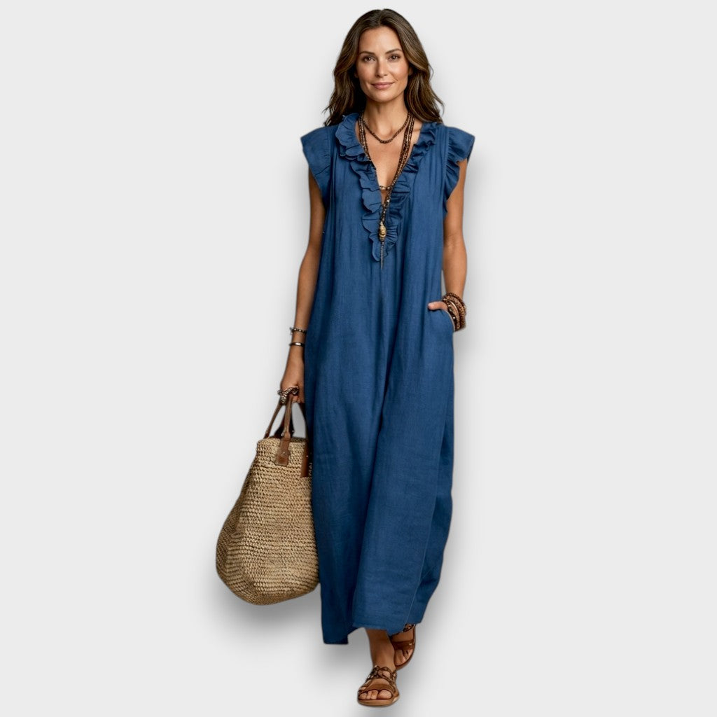 Maya | Elegantes, Leichtes Boho Maxikleid – Perfekt für den Sommer und Lange Kleider-Liebhaber 10