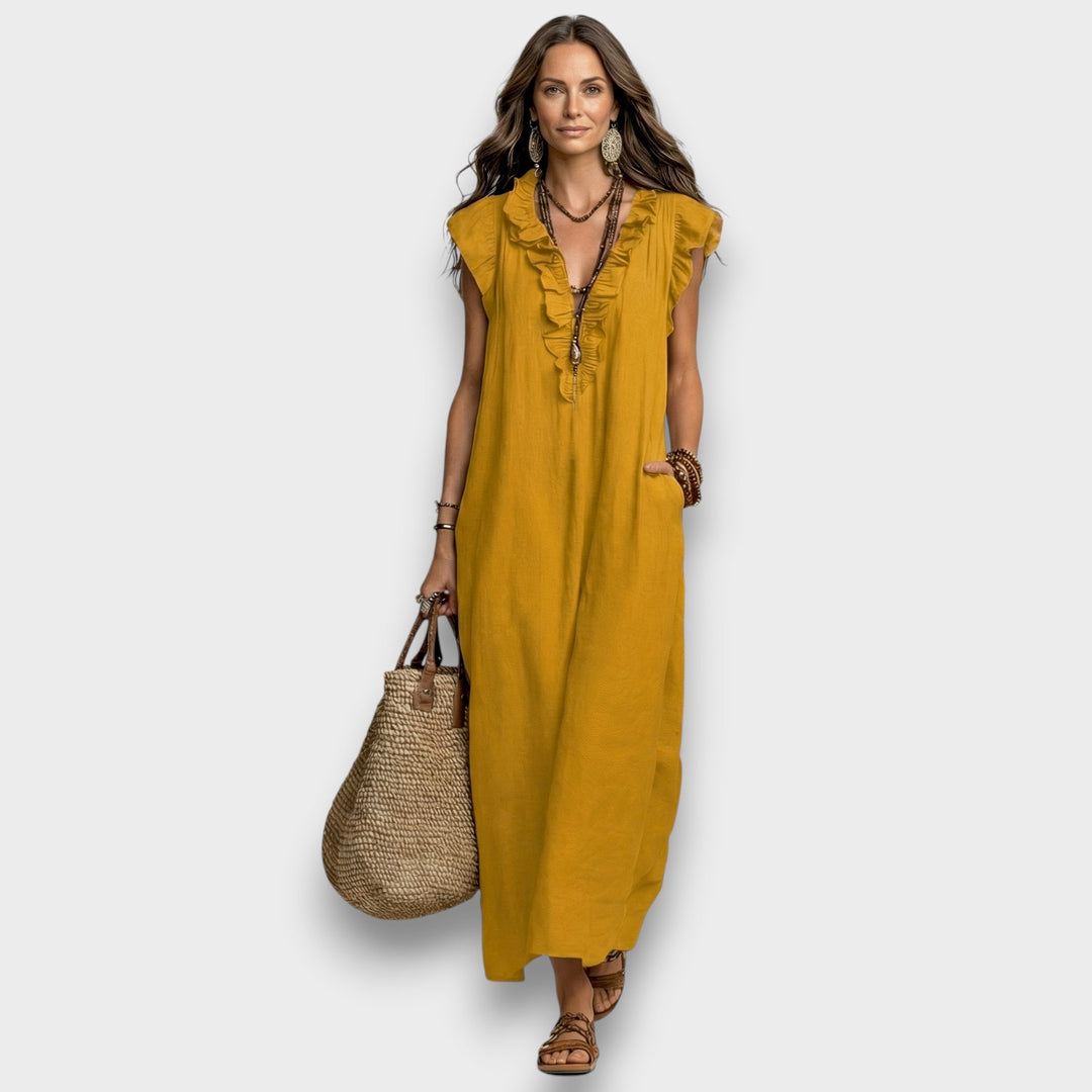Maya | Elegantes, Leichtes Boho Maxikleid – Perfekt für den Sommer und Lange Kleider-Liebhaber 11