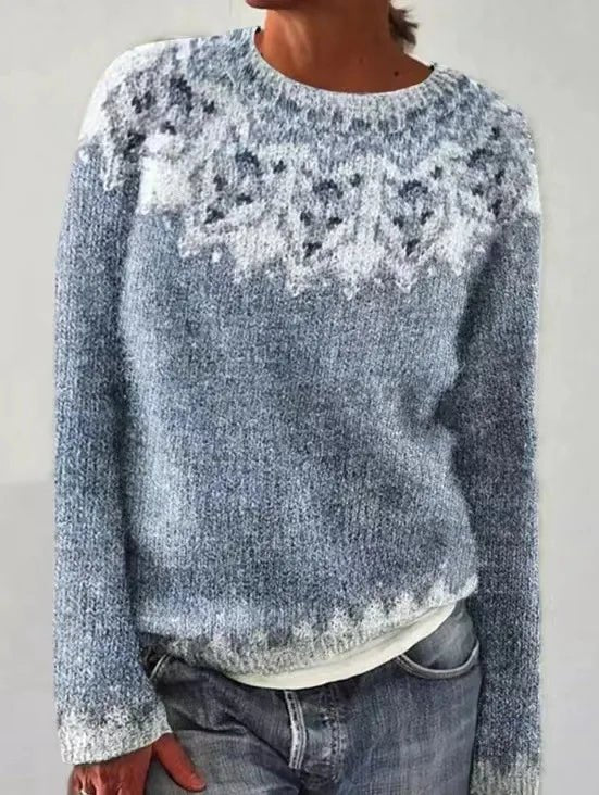 Maya | Lebhafter, gestreifter Retro-Strickpullover in lockerer Passform 6