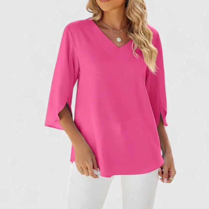 Mila | Bequeme und elegante Chiffonbluse mit Rüschen 3