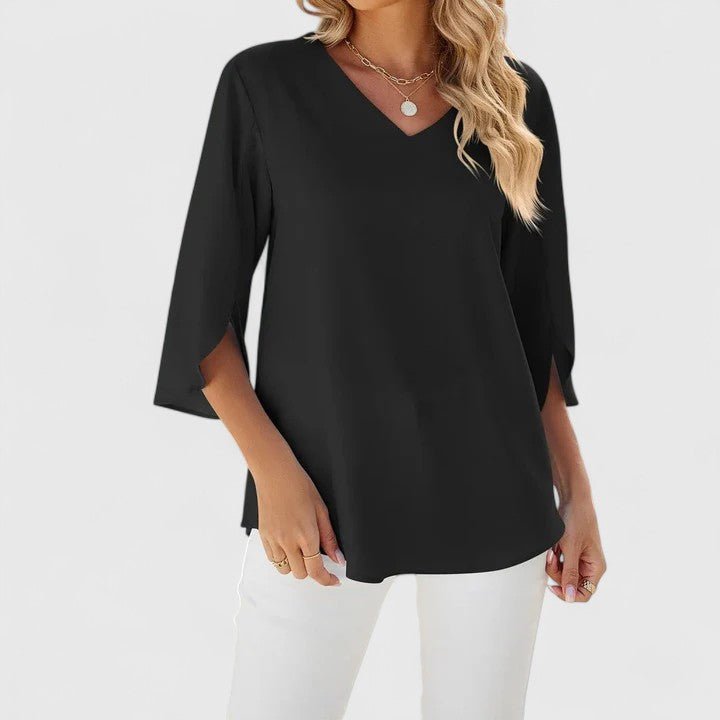 Mila | Bequeme und elegante Chiffonbluse mit Rüschen 6