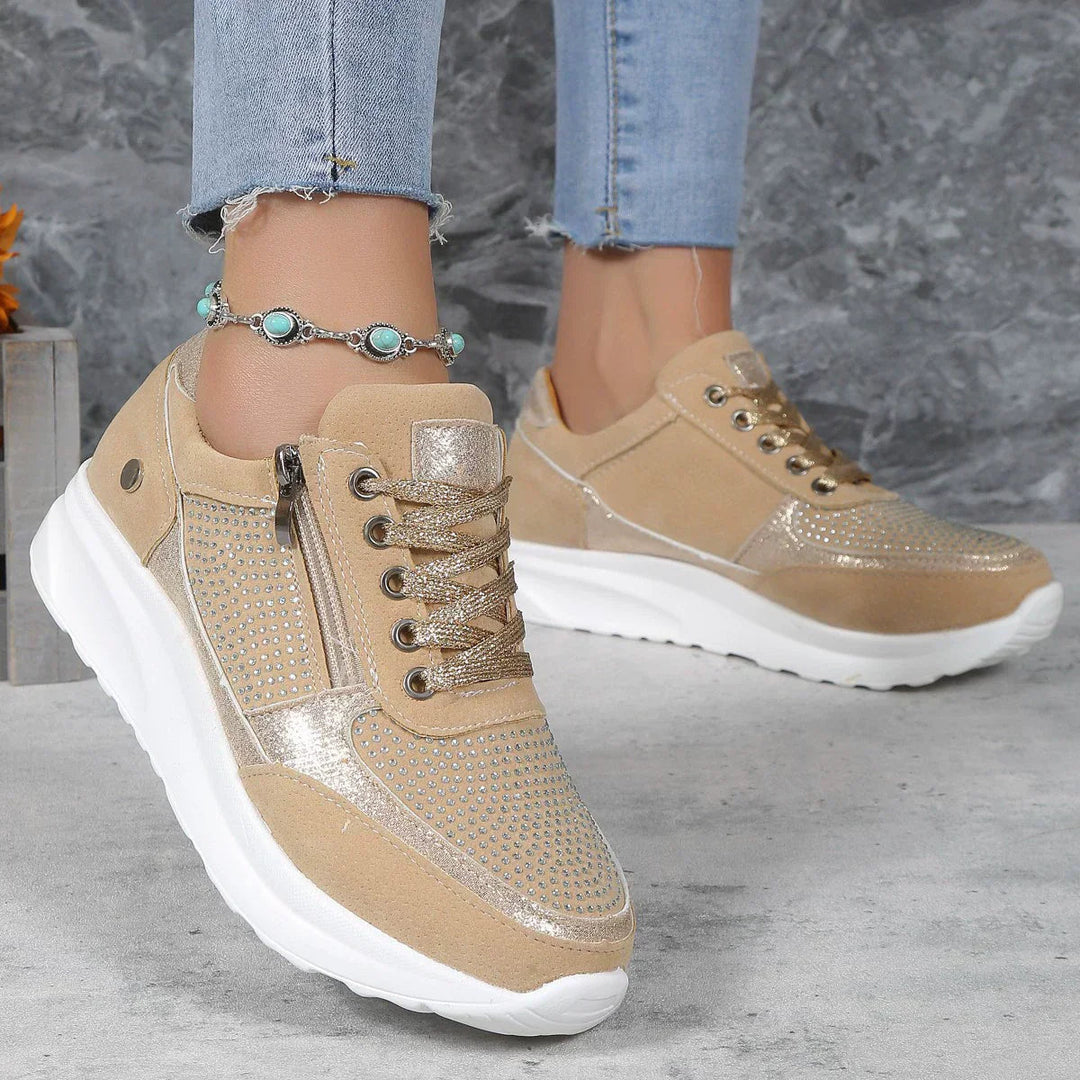 Mila | Leichte, Stilvolle & Bequeme Damen Sneaker mit Plateau 6