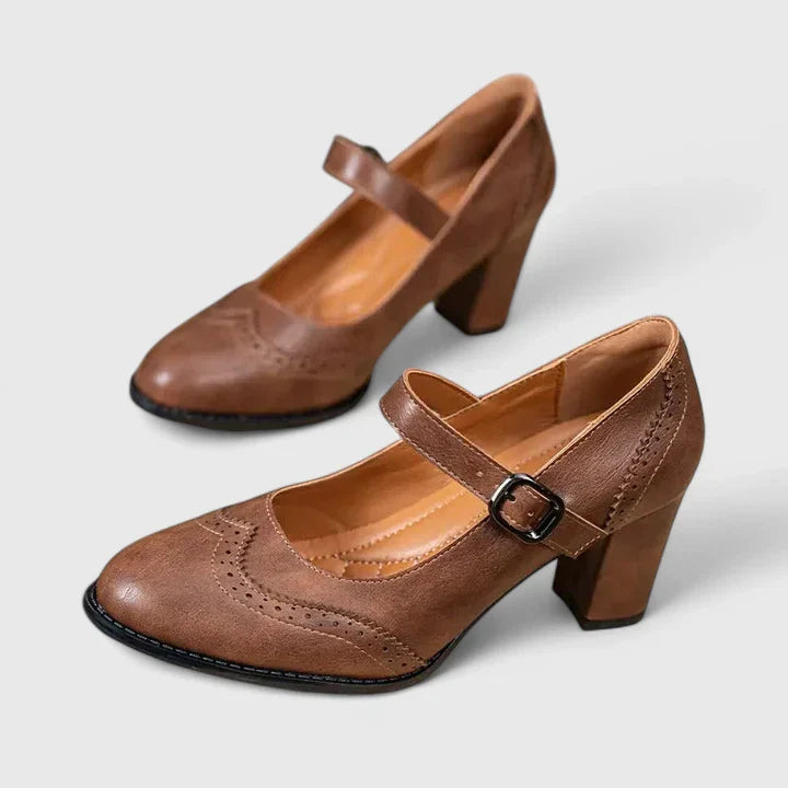 Mila | Stilvolle & Bequeme Mary Jane-Schuhe für Damen mit Blockabsatz 2