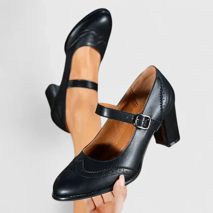 Mila | Stilvolle & Bequeme Mary Jane-Schuhe für Damen mit Blockabsatz 3