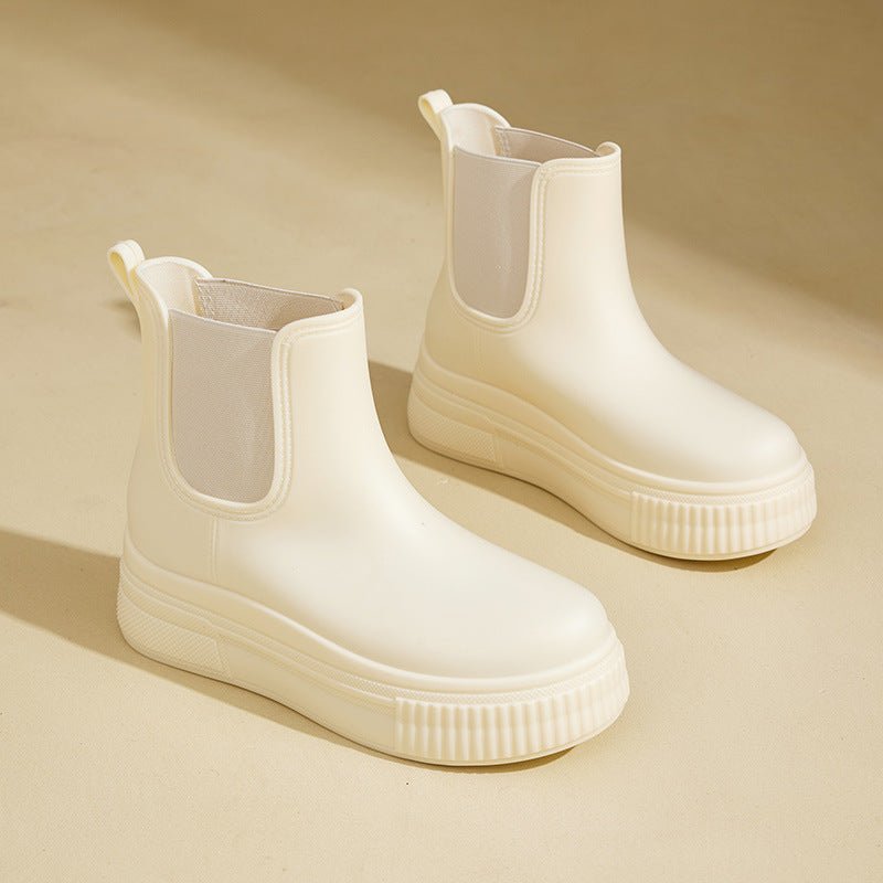 Mila | Wasserdichte, Trendige &amp; Stilvolle Chelsea Plateau Stiefel 1