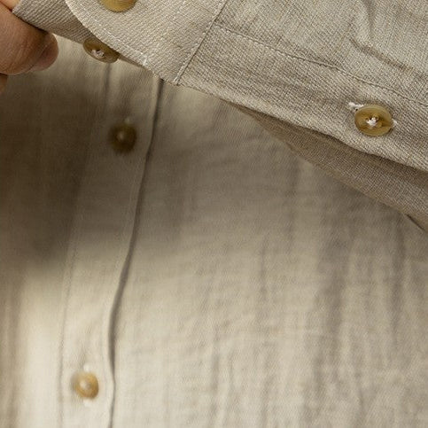 Milo | Atmungsaktives Lässiges Herrenhemd aus Leinen 3