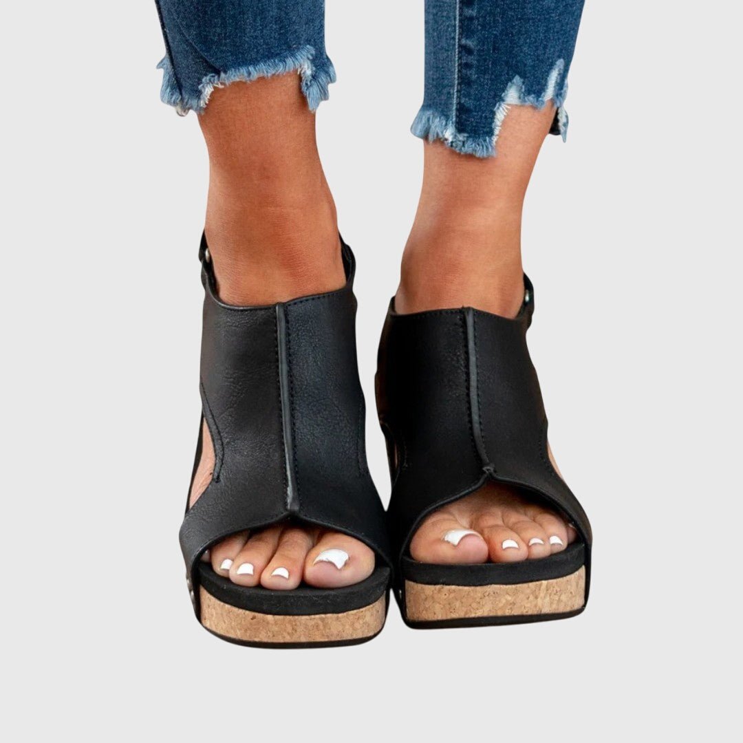 Mira | Bequeme und orthopädische Keilsandalen 6