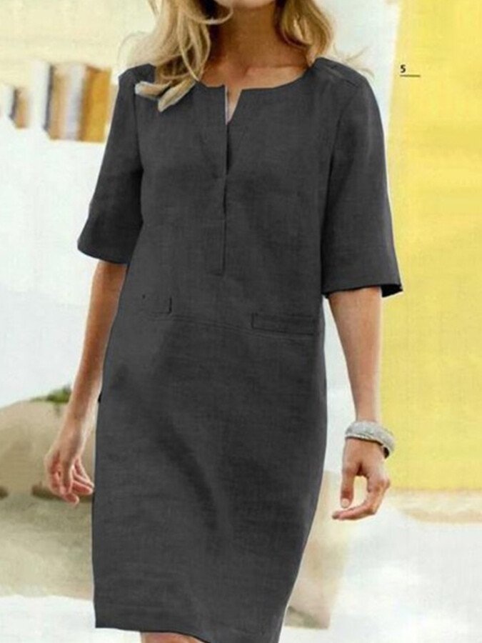 Mira | Elegantes, Bequemes Damen Kleid – Perfekt für Hochzeitsgäste und Sommerkleider 5