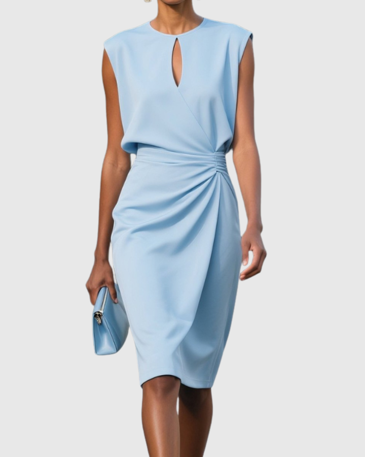 Mira | Elegantes, Vielseitiges &amp; Festliches Damenkleid – Ärmellos, Knielang 0