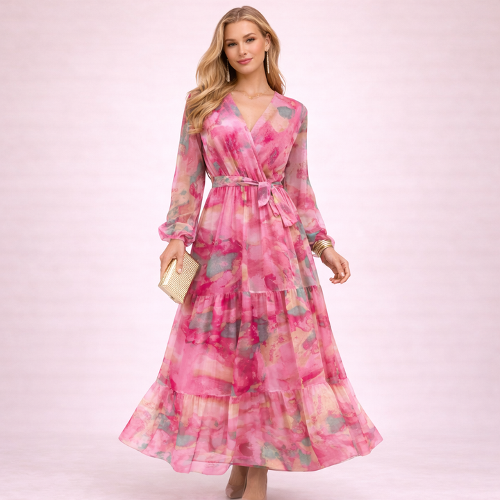 Mirella | Weiches Damenkleid mit Blumenmuster 1