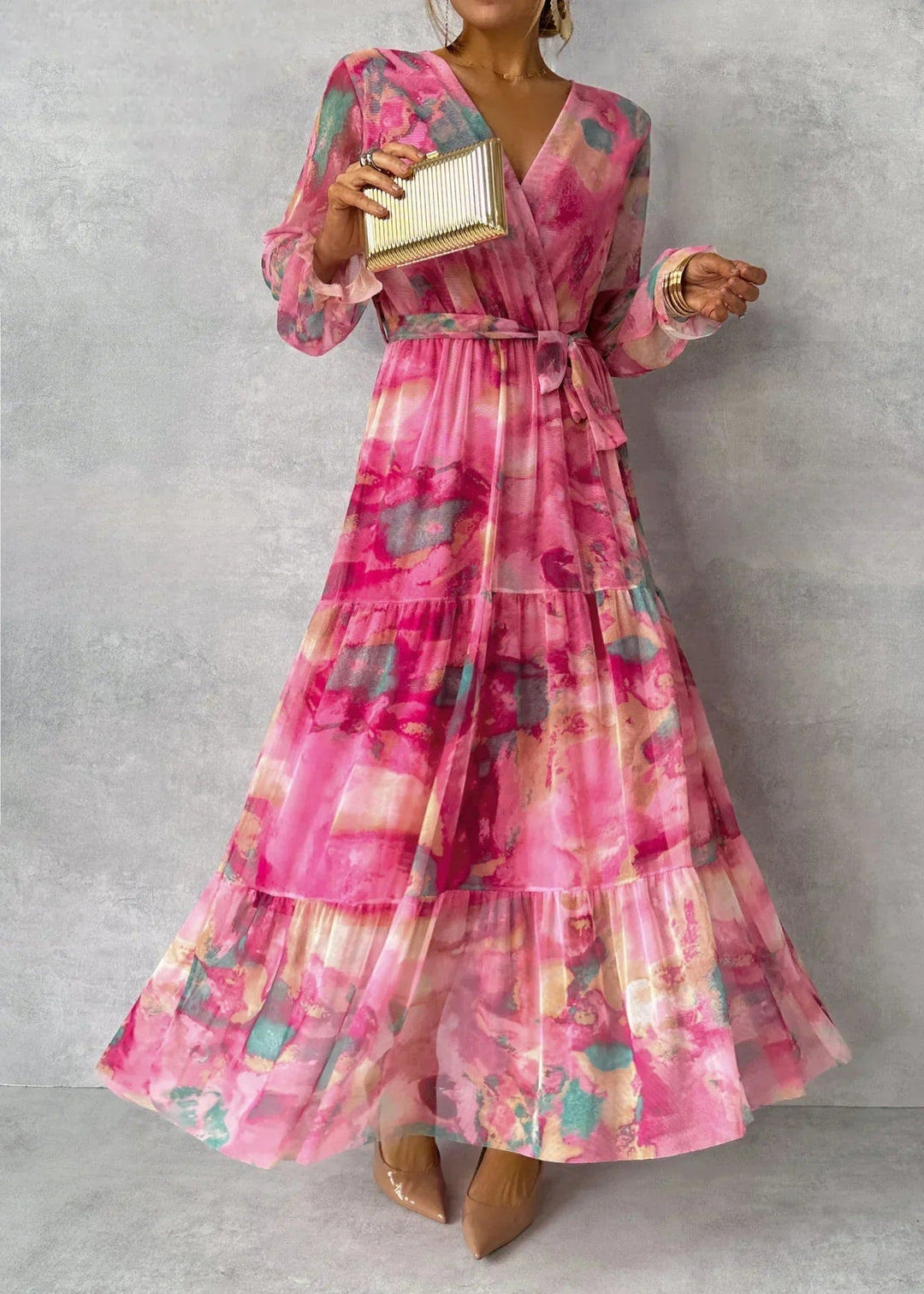 Mirella | Weiches Damenkleid mit Blumenmuster 2