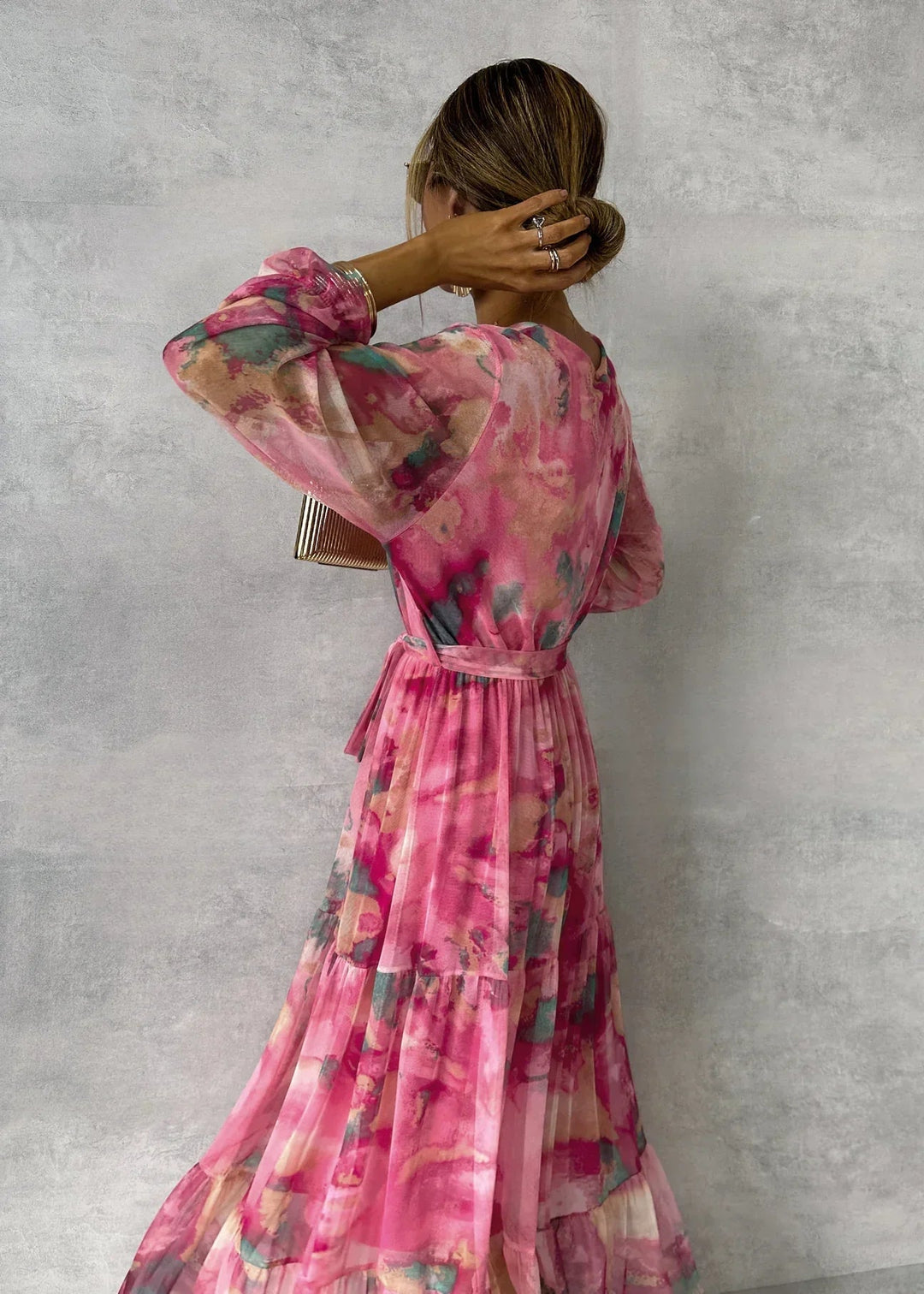 Mirella | Weiches Damenkleid mit Blumenmuster 3