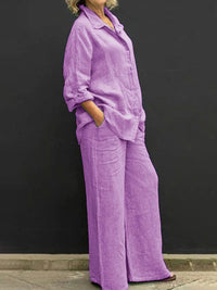 Klara| Stylish linen two-piece set