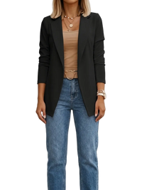 Barbara| Elegant Draped Statement Blazer