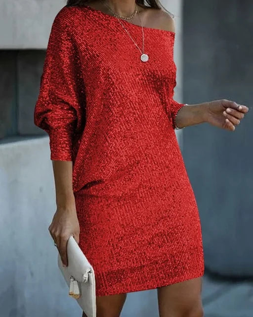 Noélia | Glamouröses und stilvoll Damen Paillettenkleid mit Slim Fit 10