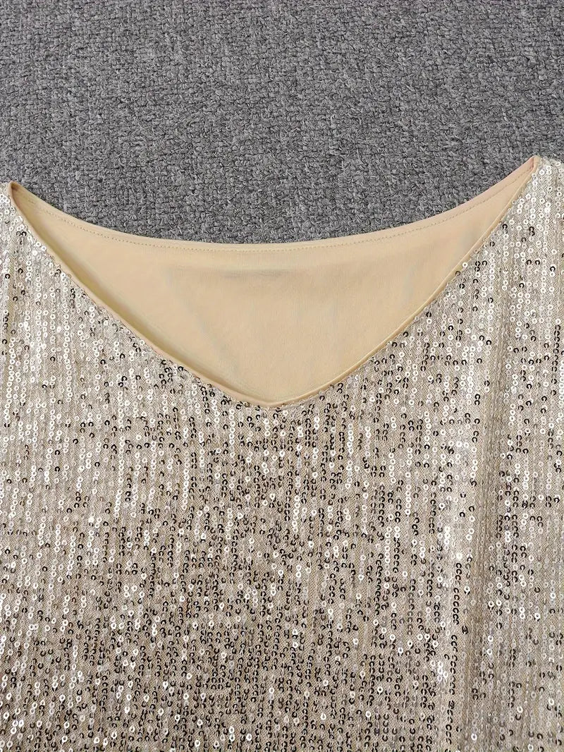 Noélia | Glamouröses und stilvoll Damen Paillettenkleid mit Slim Fit 8