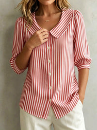 Laura| Elegant cotton shirt for timeless comfort