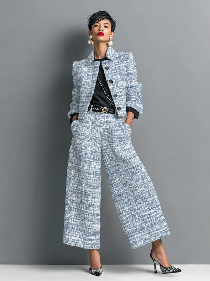 Olivia | Stilvolles, Elegantes & Vielseitiges Zweiteiliges Tweed Set 2