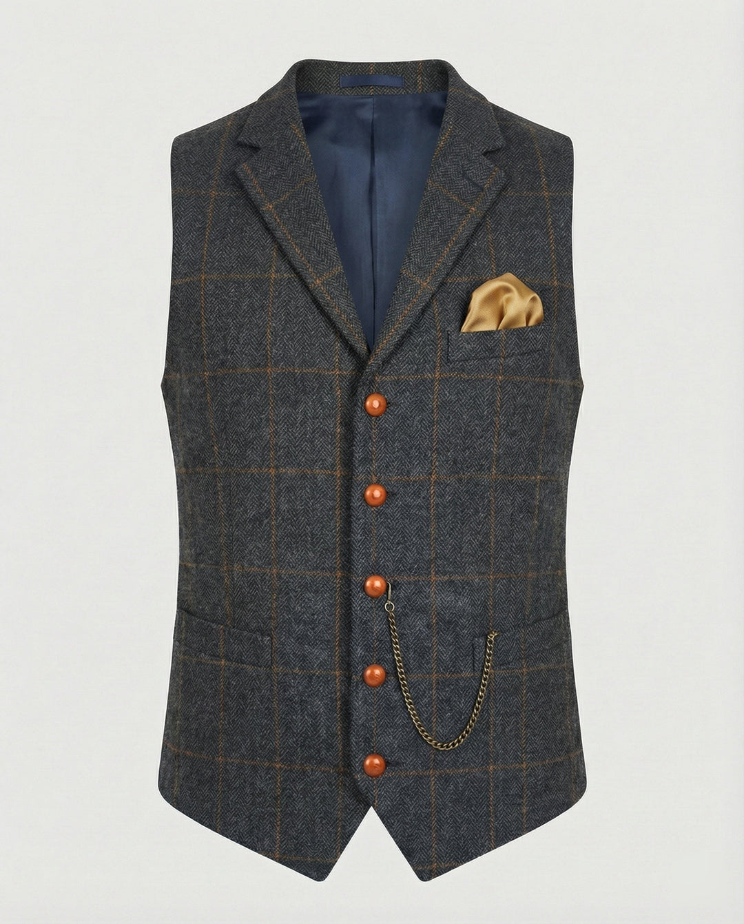 Olivian | Stilvolle, Vielseitige &amp; Klassische Herren Vintage-Weste 10